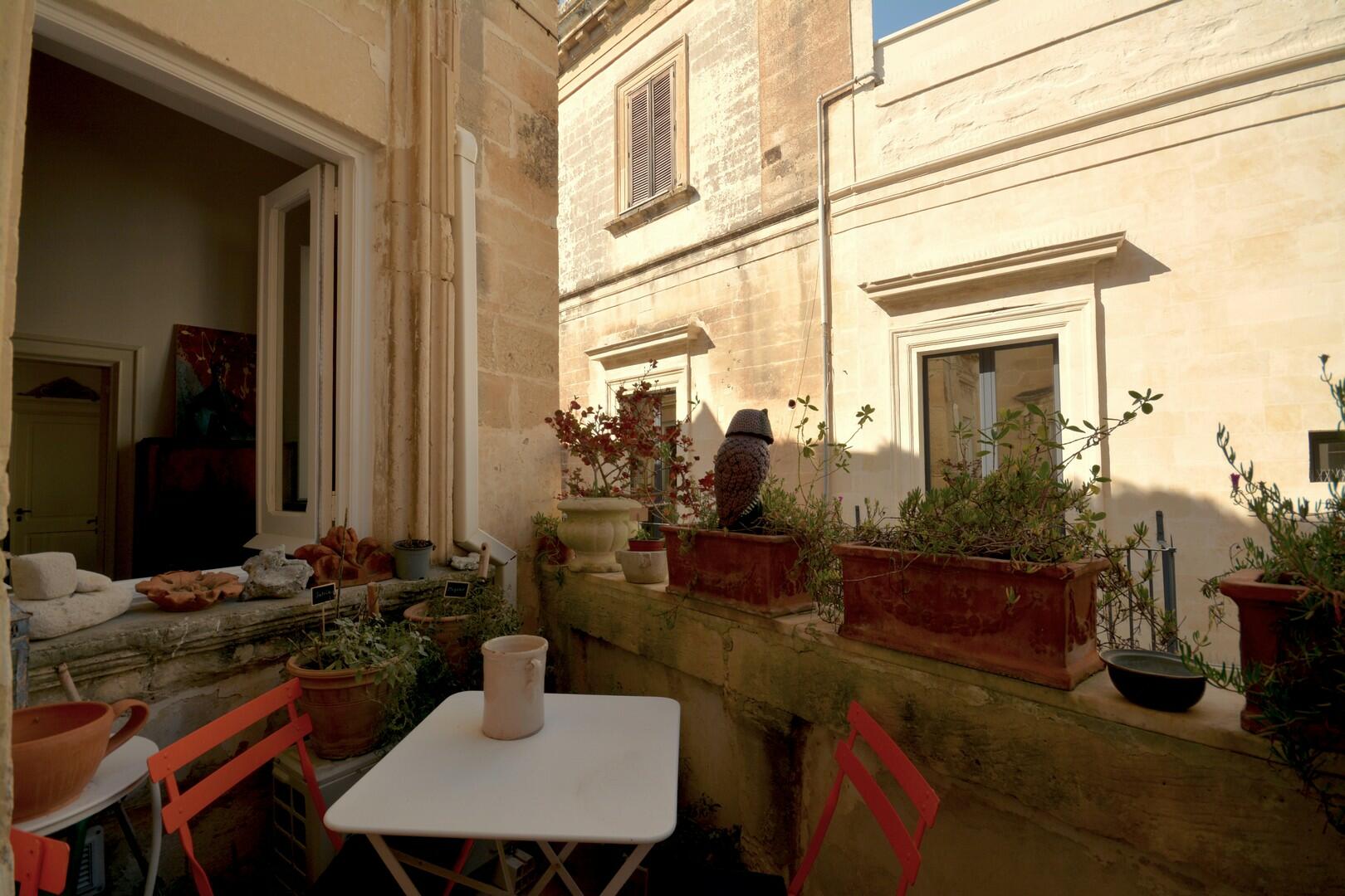 Small terrace