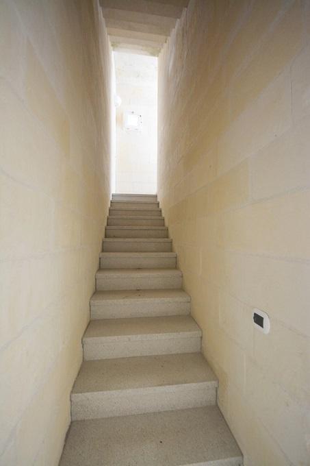 Stairs leading to the first floor