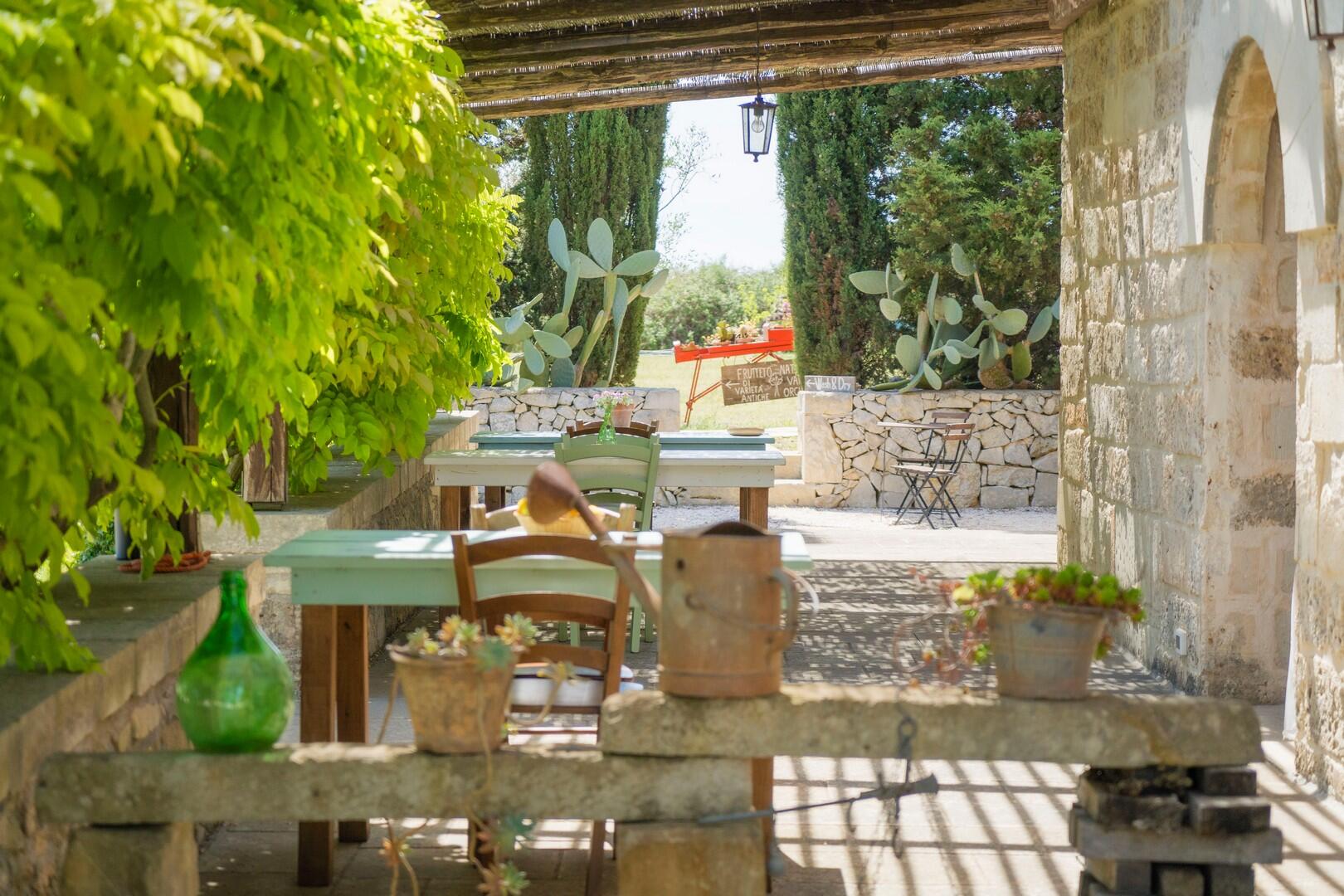 Al-fresco dining area