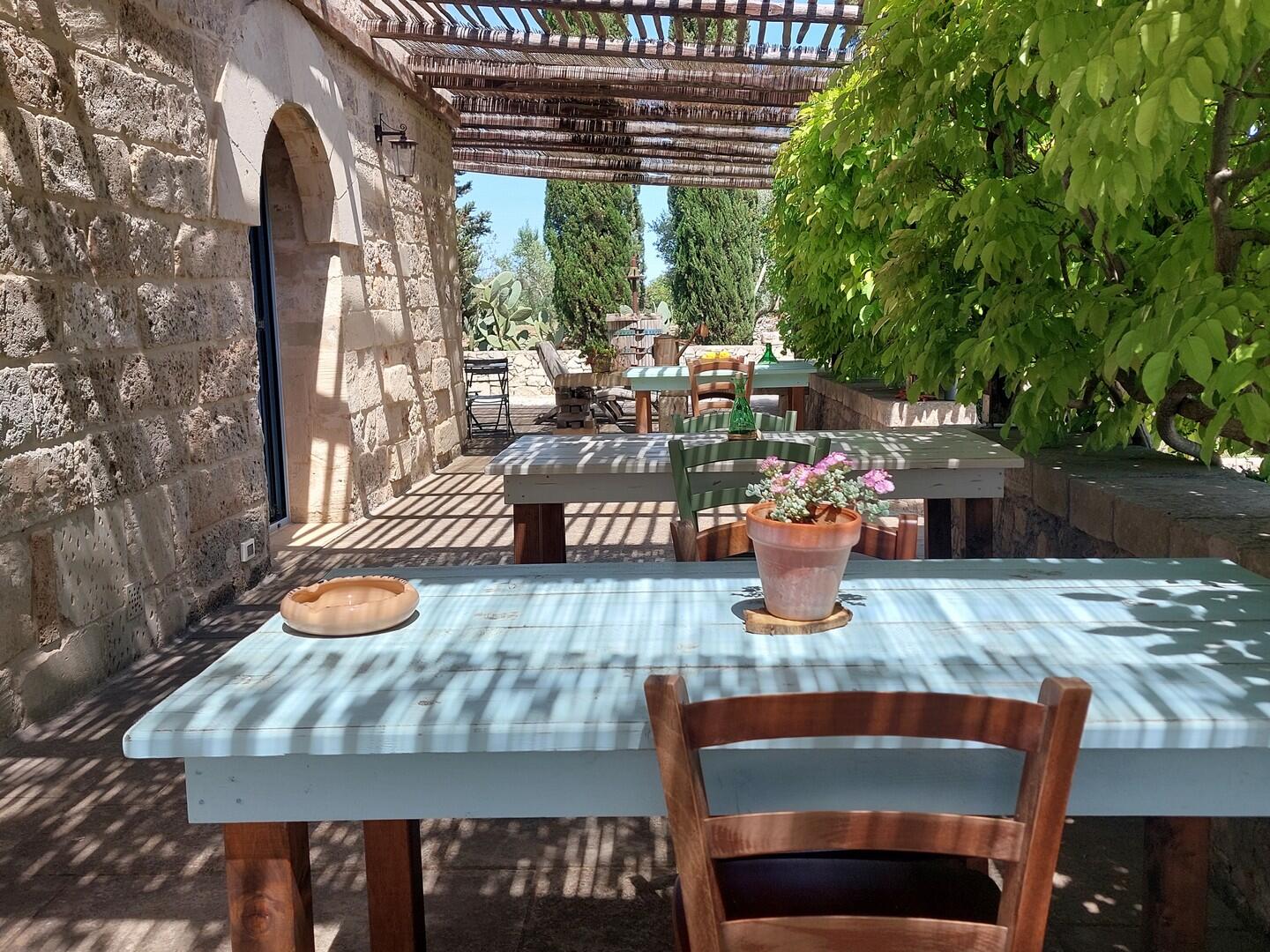 Al-fresco dining area